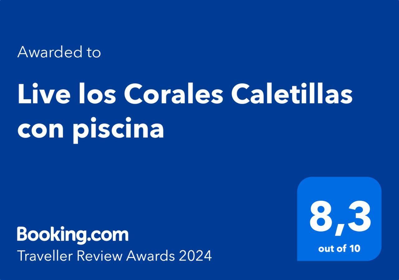 Live Los Corales Caletillas Con Piscina Apartment Araya  Bagian luar foto